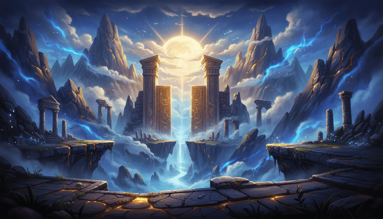 Gates of Olympus ruins entrance